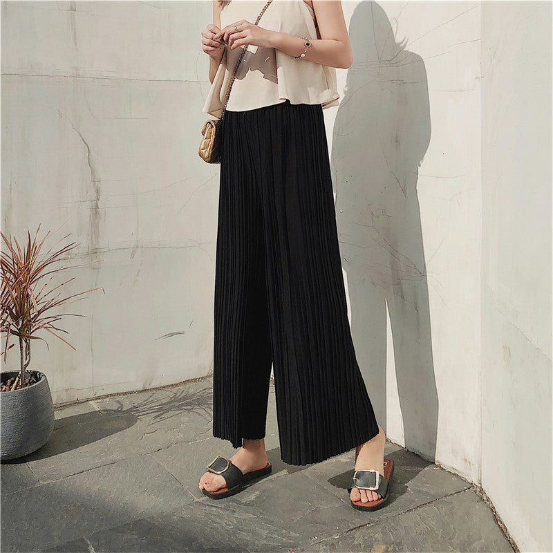 Wide Stylish Trousers for Women | Bordeaux