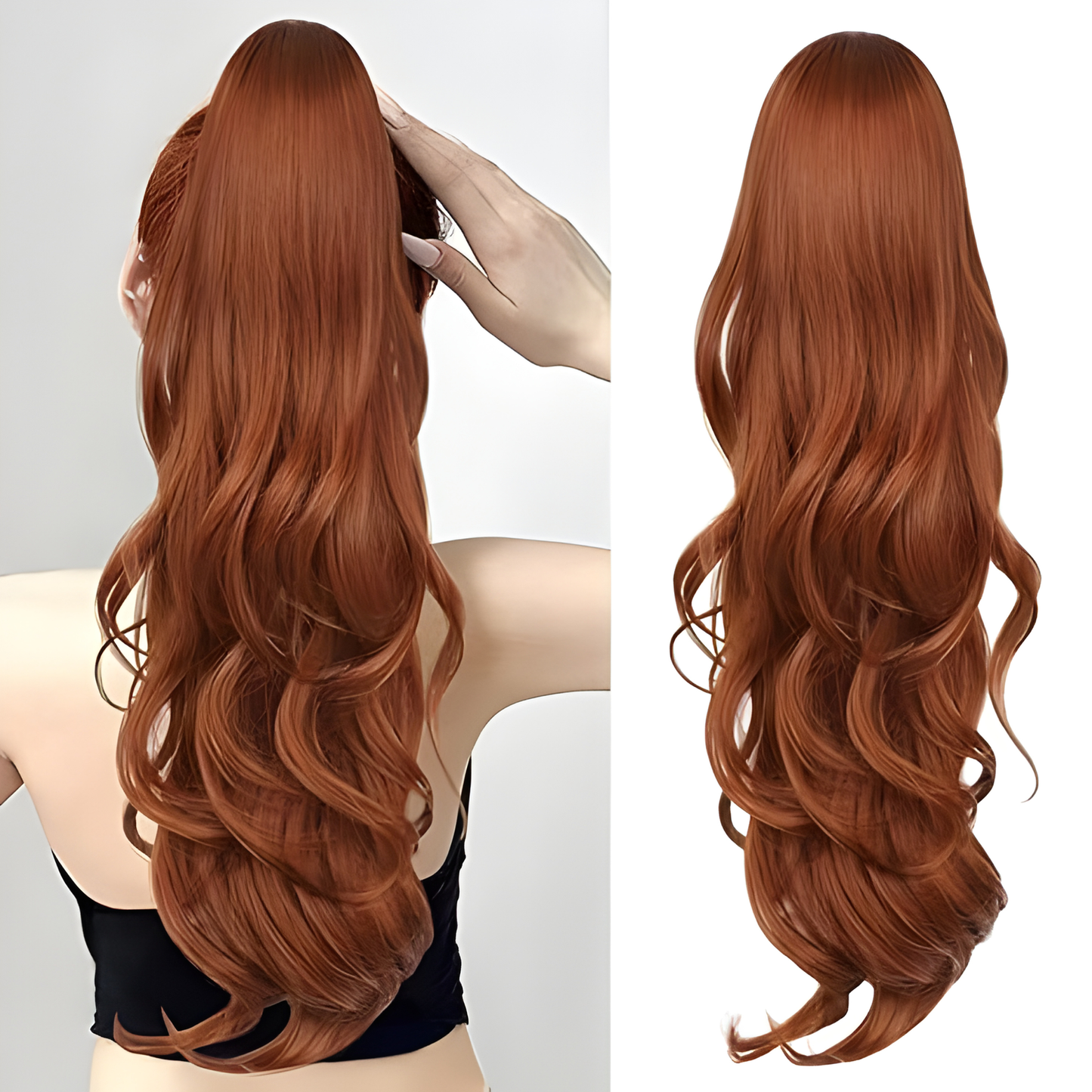 Bianca™ – Coda di Cavallo Extra Volume Istantaneo