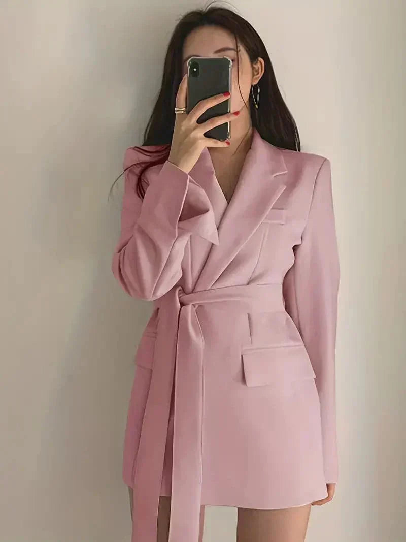 Elegant Stylish Short Blazer Dress | Jilliane