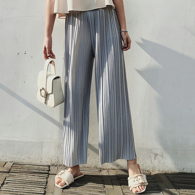 Wide Stylish Trousers for Women | Bordeaux
