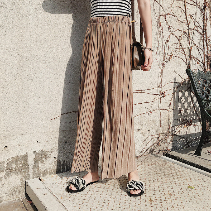 Wide Stylish Trousers for Women | Bordeaux