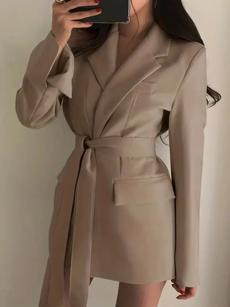 Elegant Stylish Short Blazer Dress | Jilliane
