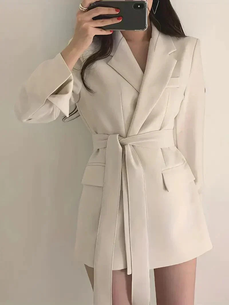 Elegant Stylish Short Blazer Dress | Jilliane