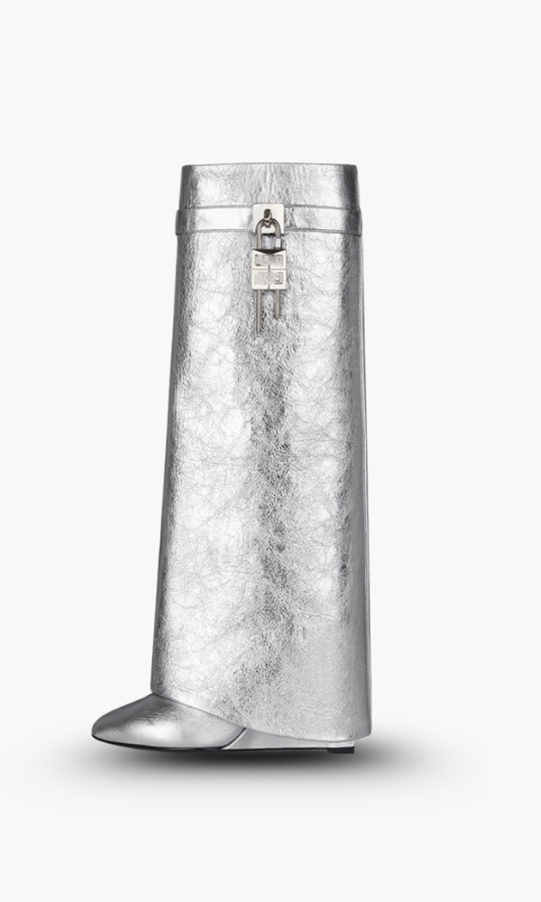 Elegant Leather Boots with Hidden Heel | Amara