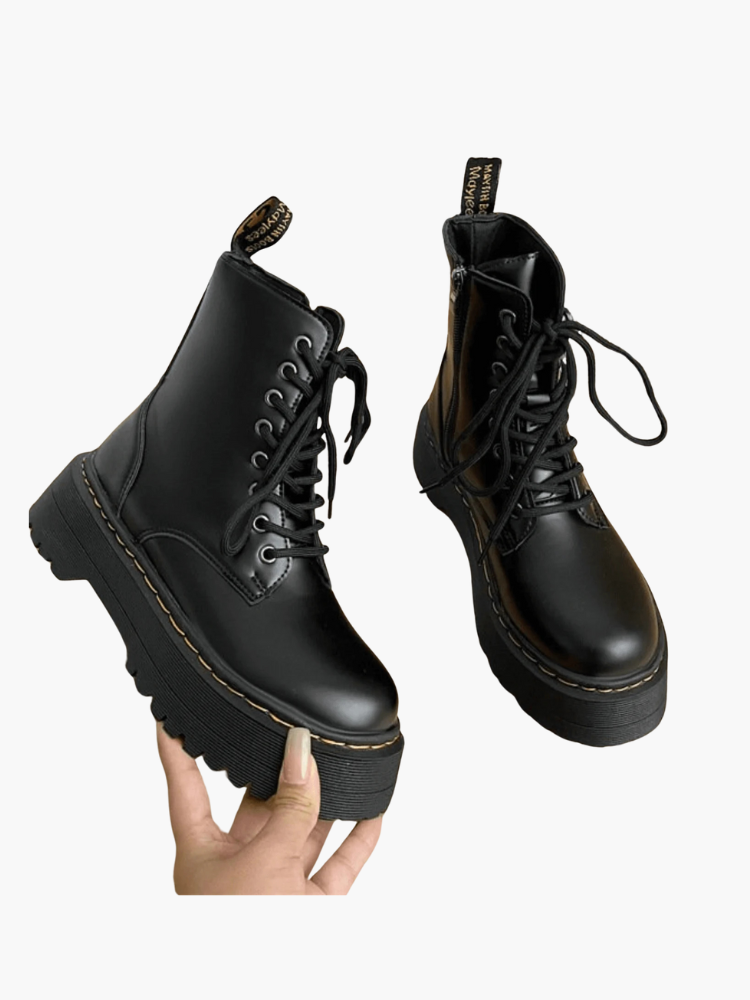 Elegant Knee-High Leather Boots | Celine