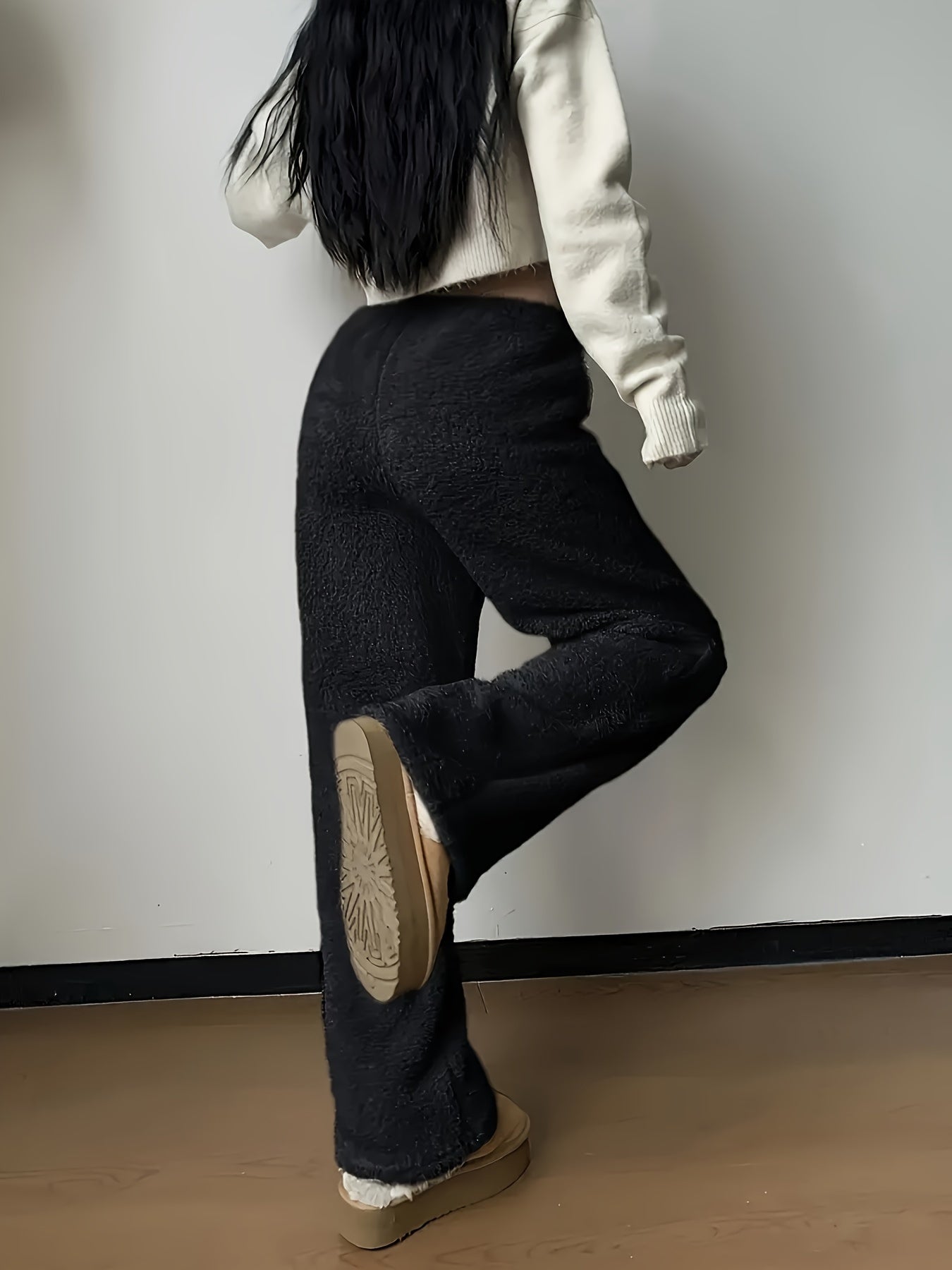 Pantaloni Teddy-Sherpa Eleganti e Morbidi | Jenny