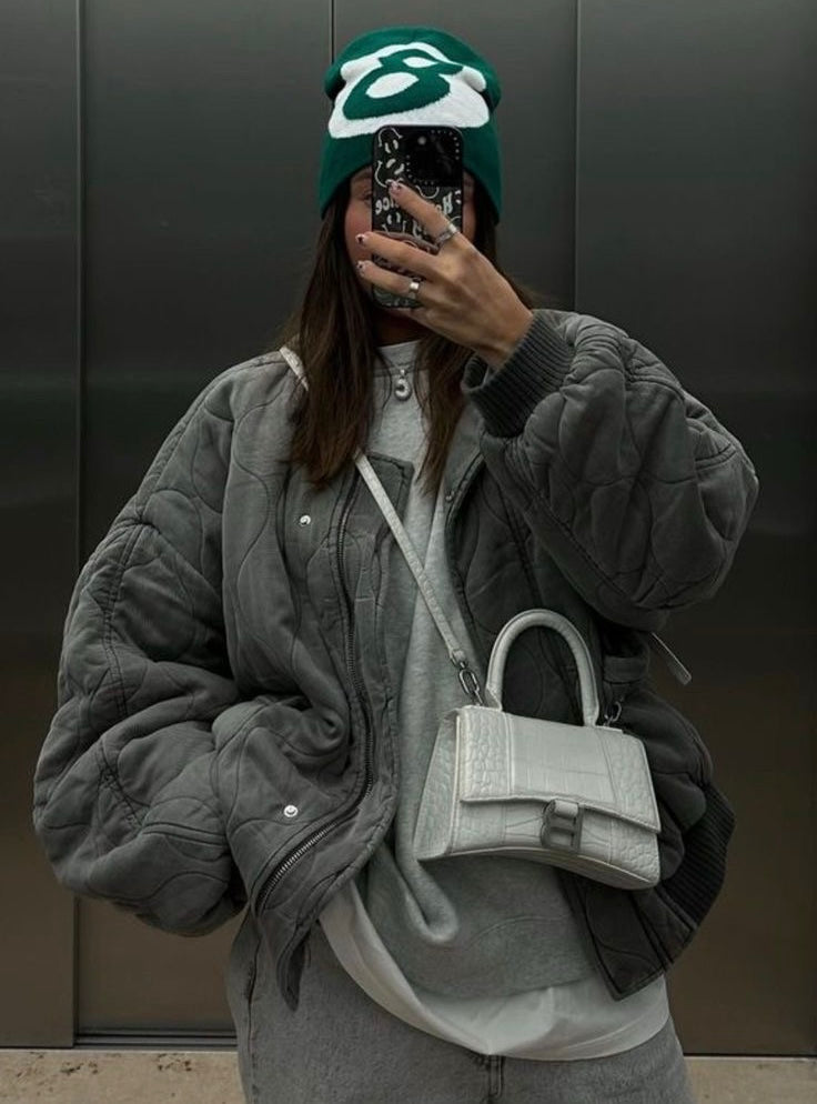 Padded bomber jacket that combines warmth and style | Elara