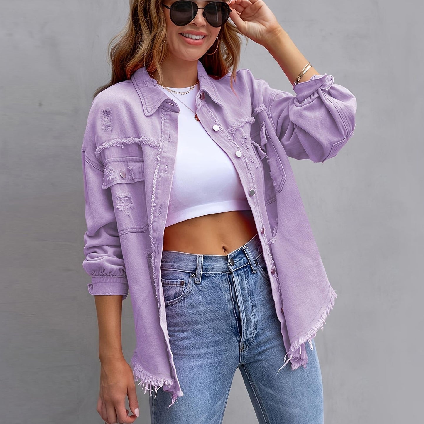 Stylish Denim Jacket for Women | Veronica