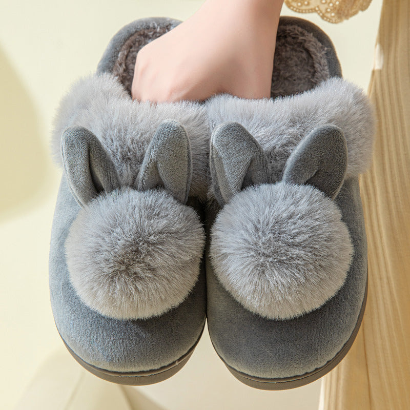Pantofole con orecchie di coniglio dolci e calde | Bunny