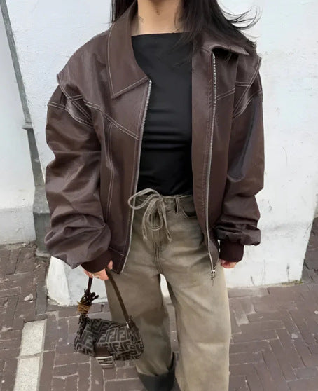 Stylish Timeless Leather Jacket | Skye