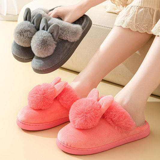 Pantofole con orecchie di coniglio dolci e calde | Bunny