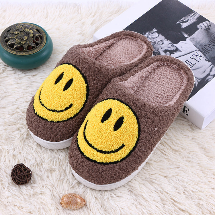 Caldi e accoglienti Happy Home Smile pantofole | Smiley