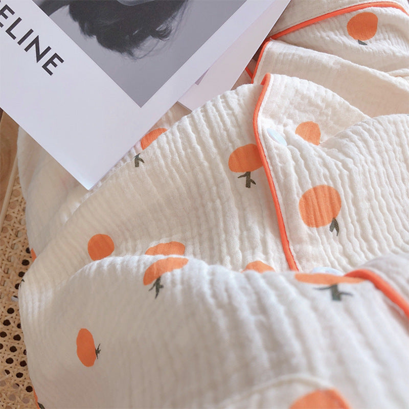 Pigiama in cotone con arance per mattinate accoglienti | Tangerini