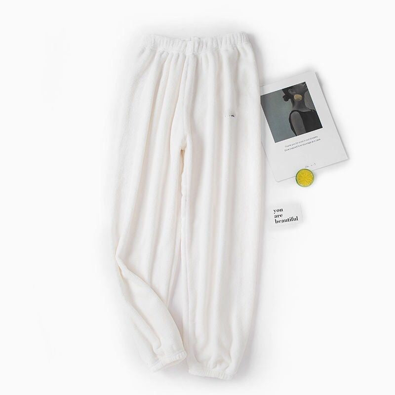 Pantaloni Loungewear in Coral Fleece Comodi | Stasia
