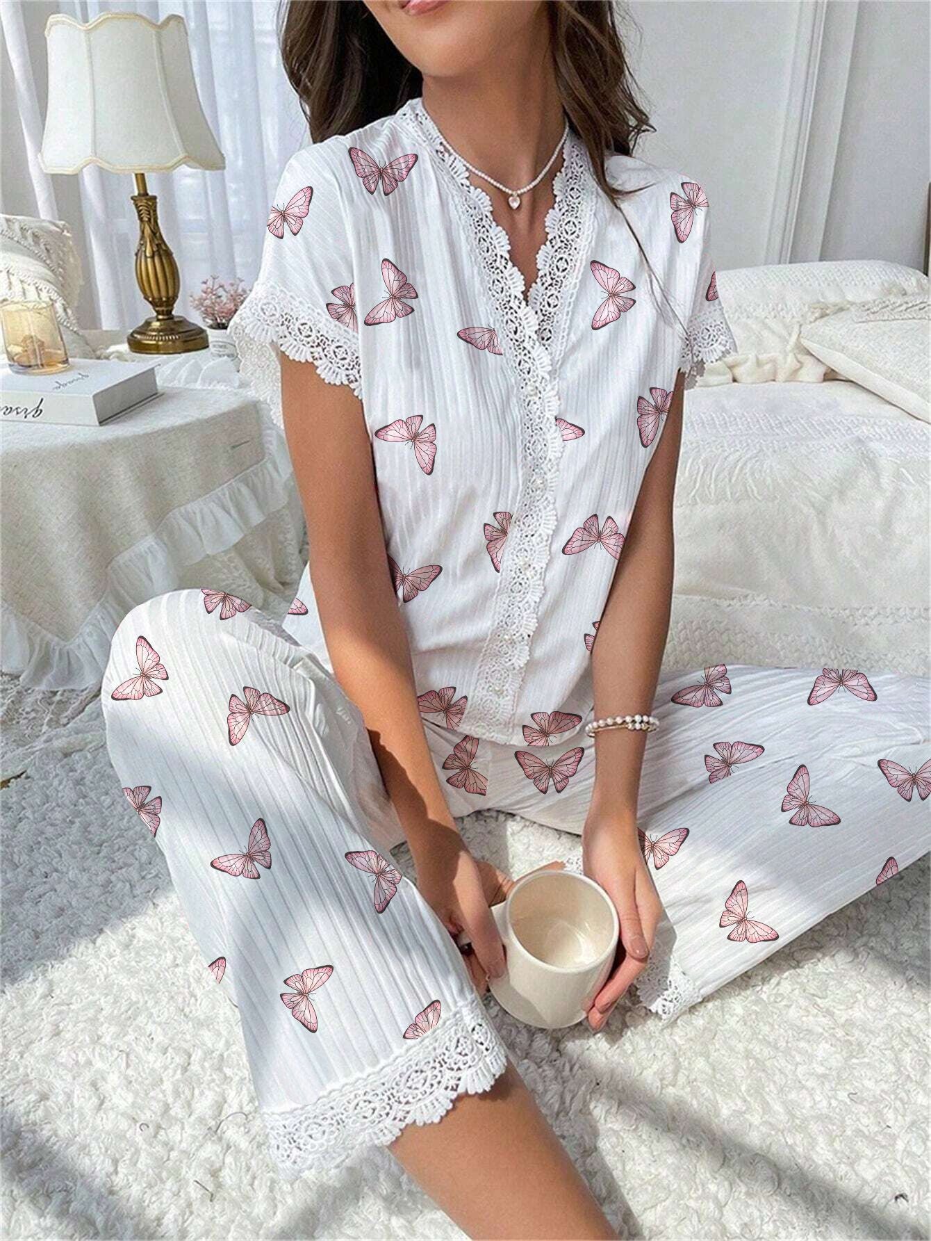 Set di pigiama in cotone per mattine dolci | Amora
