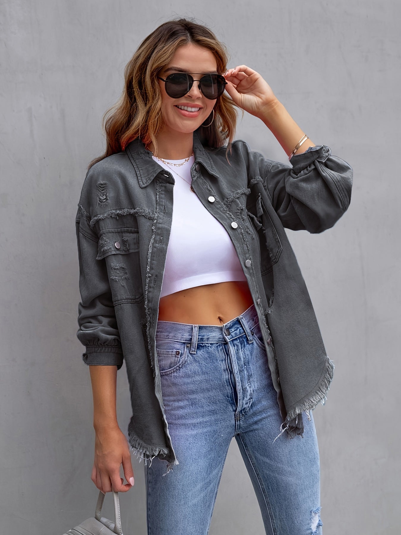 Stylish Denim Jacket for Women | Veronica