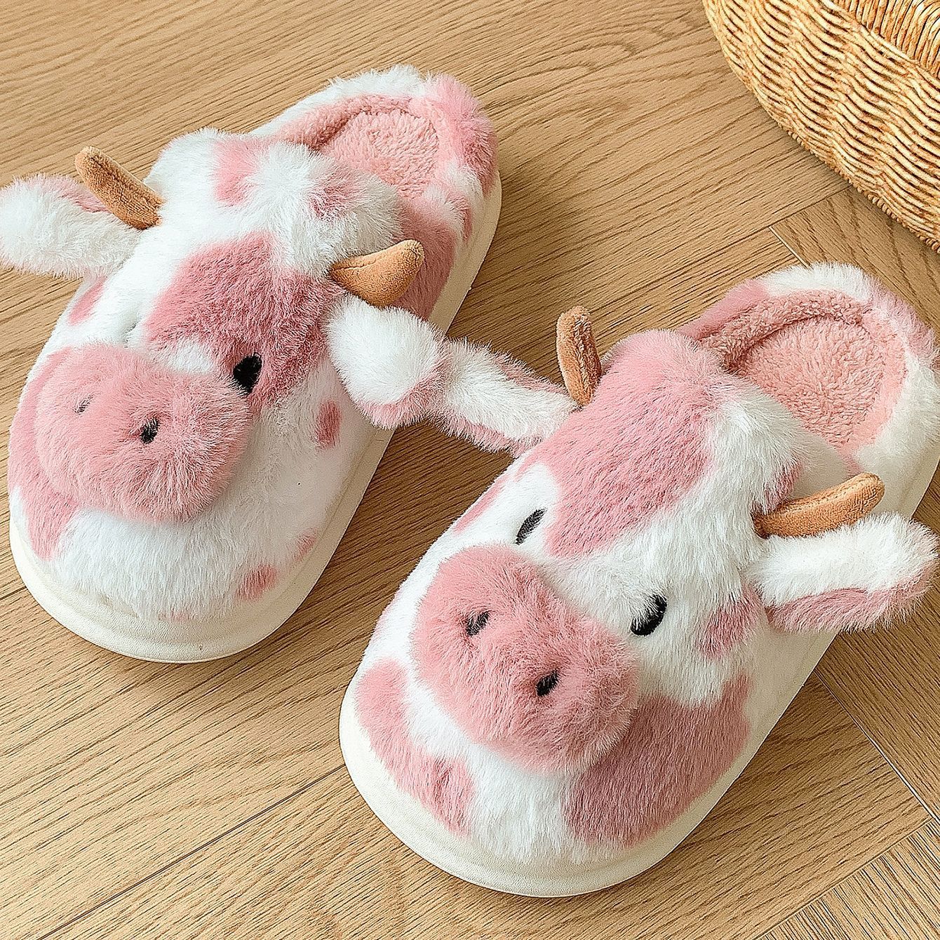 Pantofole morbide e calde a forma di mucca | Moo