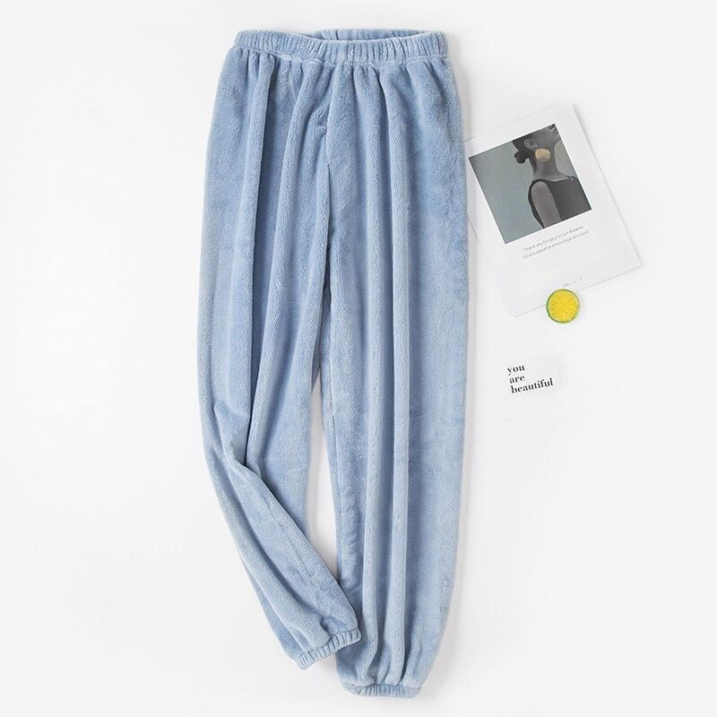 Pantaloni Loungewear in Coral Fleece Comodi | Stasia