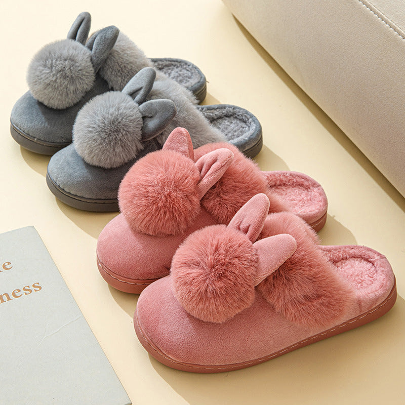 Pantofole con orecchie di coniglio dolci e calde | Bunny