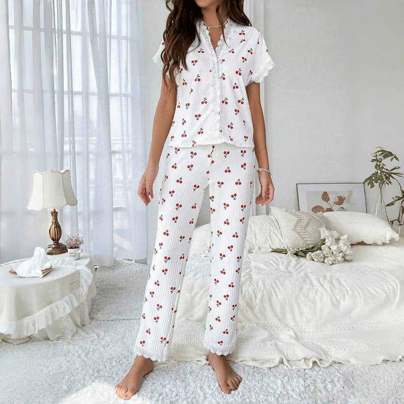 Set di pigiama in cotone per mattine dolci | Amora