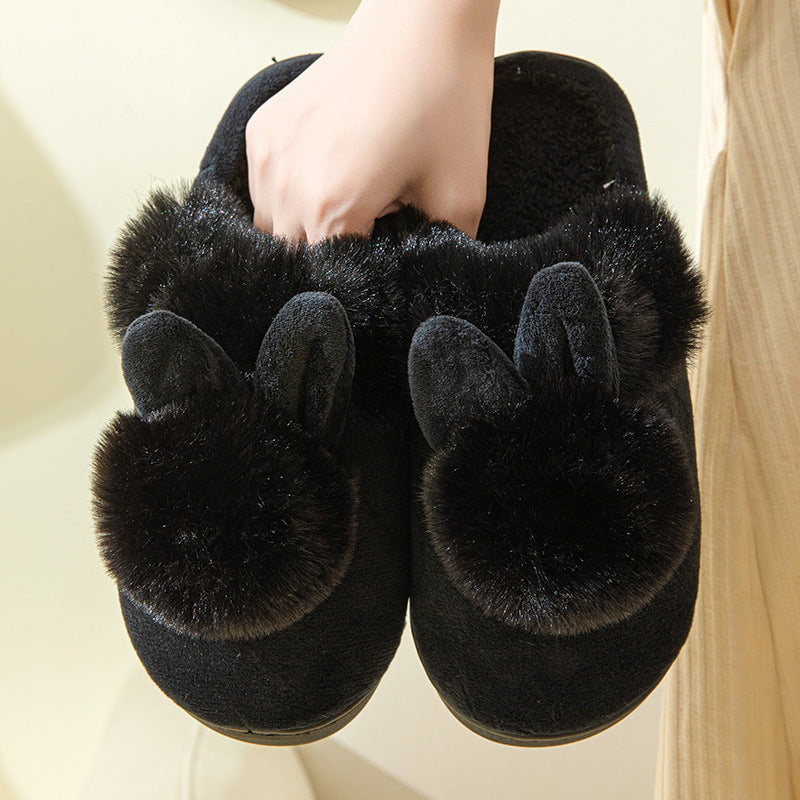 Pantofole con orecchie di coniglio dolci e calde | Bunny