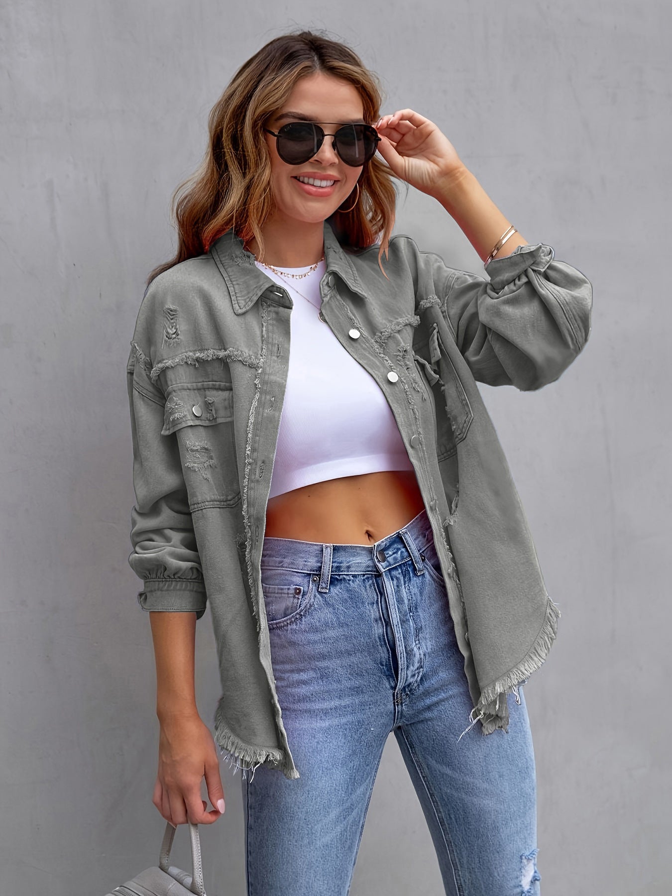 Stylish Denim Jacket for Women | Veronica