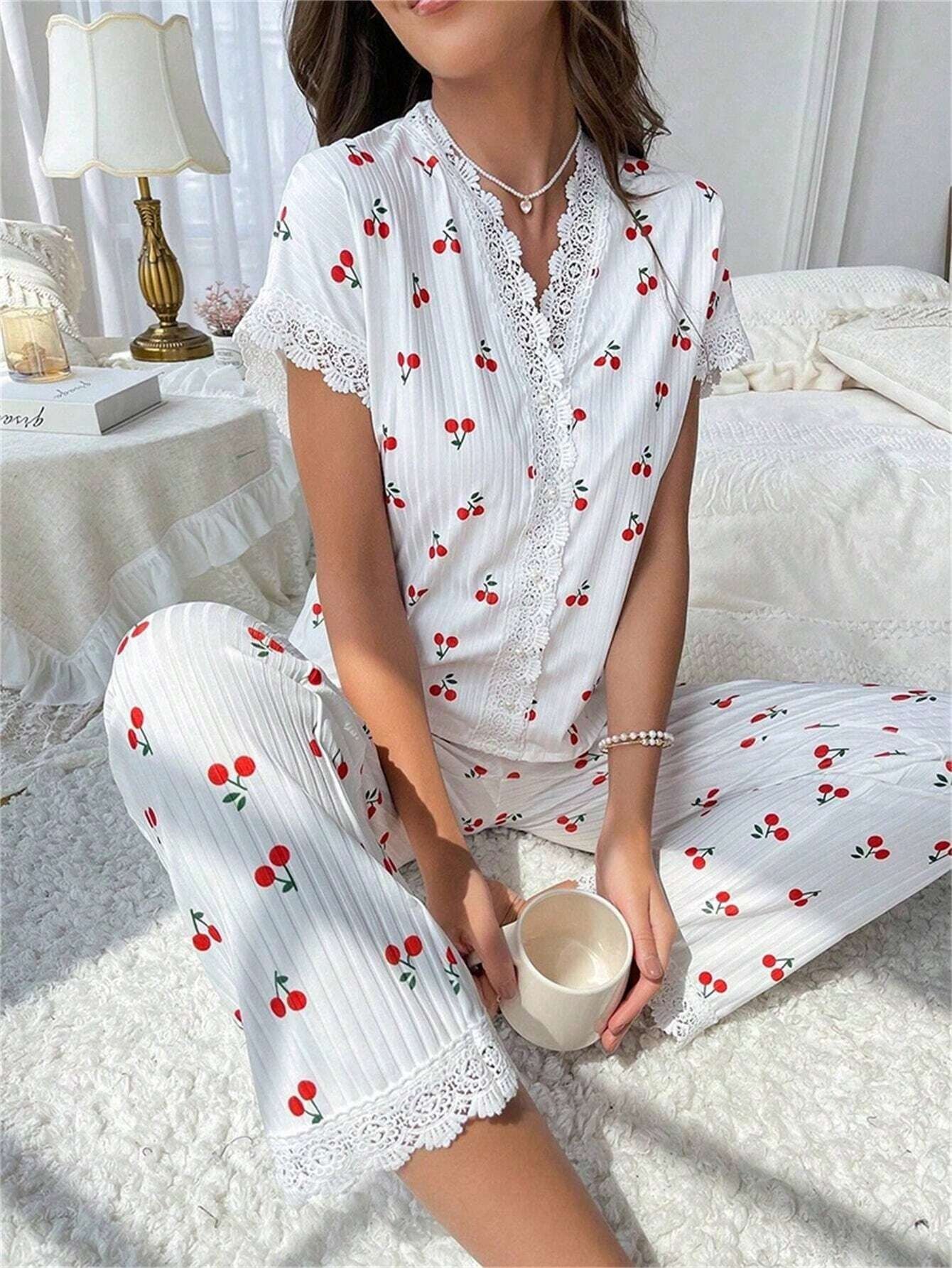 Set di pigiama in cotone per mattine dolci | Amora