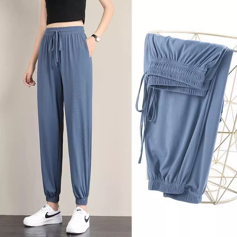 Comfy Stretch Lounge Trousers for Women | Rini