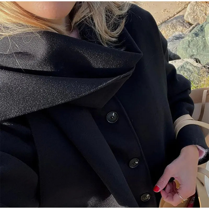 Luxurious Oversized Wool Coat | Elara