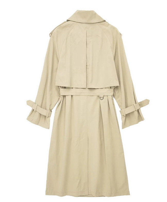 Refined Chic Trench Coat | Amara