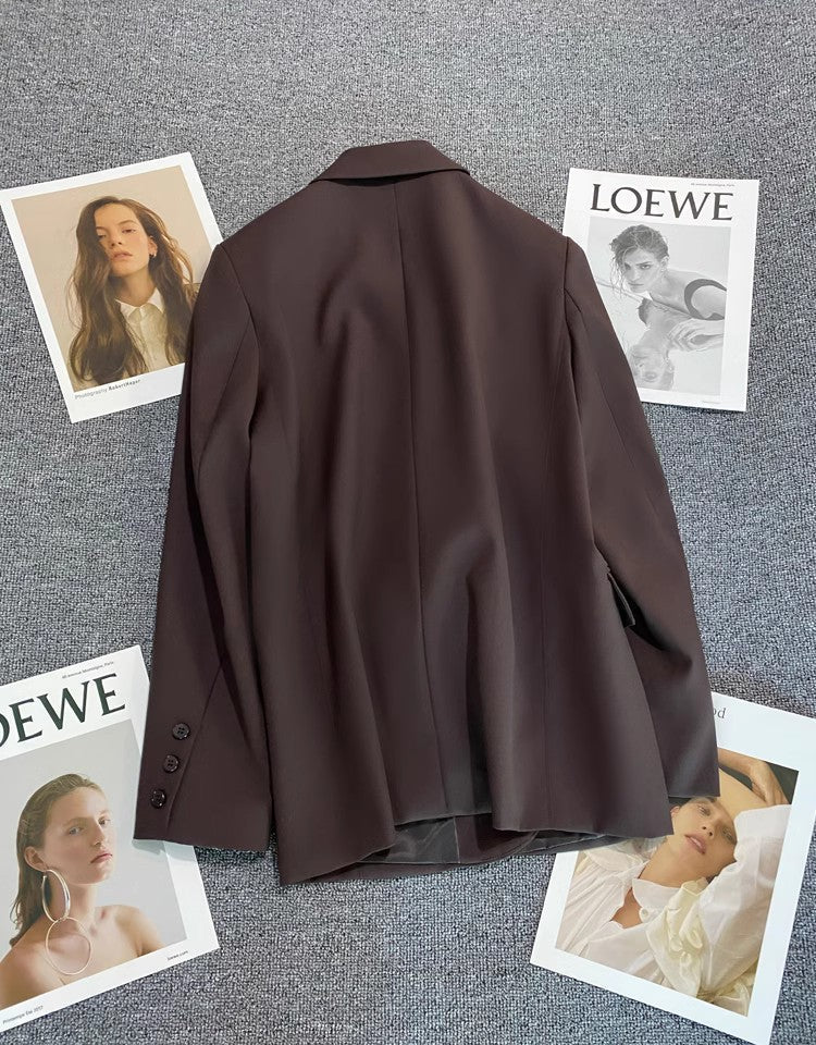 Dark Tailored Blazer | Isabelle