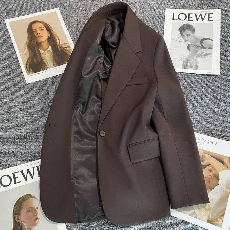 Dark Tailored Blazer | Isabelle