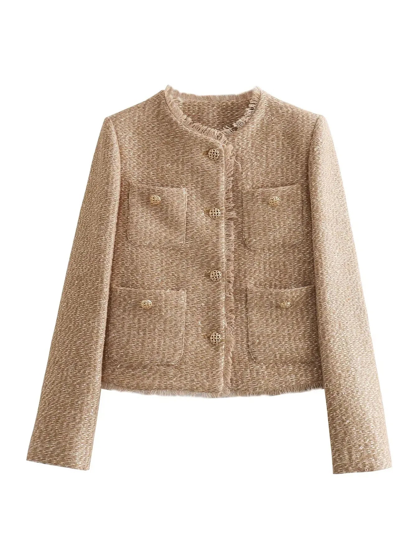 Timeless Tweed Blazer Stylish Fit | Melinda
