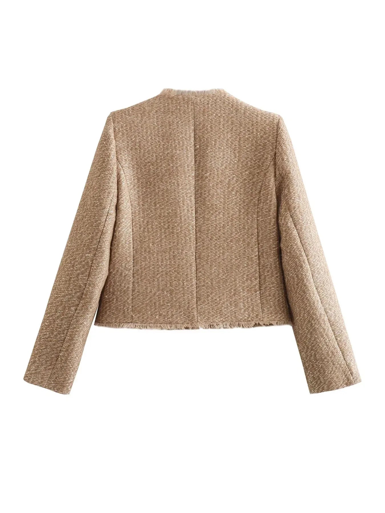 Timeless Tweed Blazer Stylish Fit | Melinda
