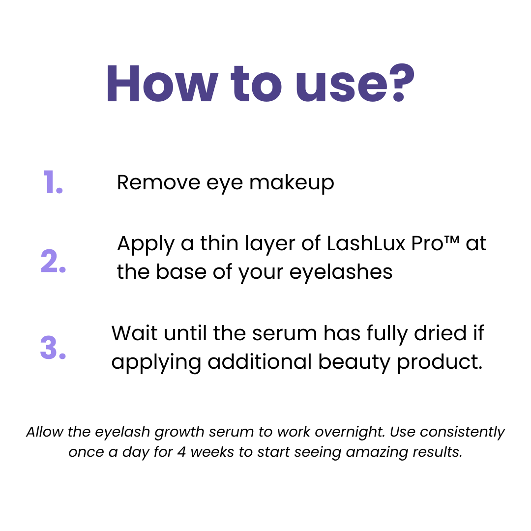 LashLux Pro™ – Ciglia più lunghe e folte in 7 giorni senza extension