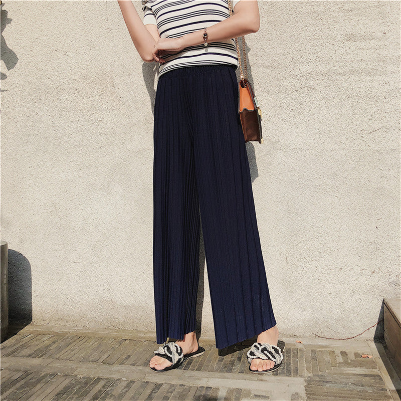 Wide Stylish Trousers for Women | Bordeaux