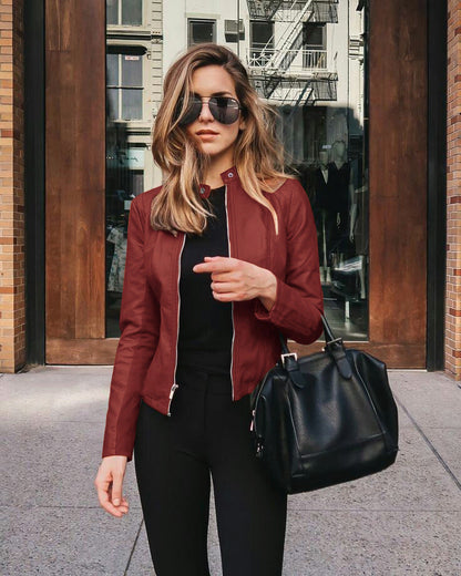 Stylish Leather Jacket | Jade