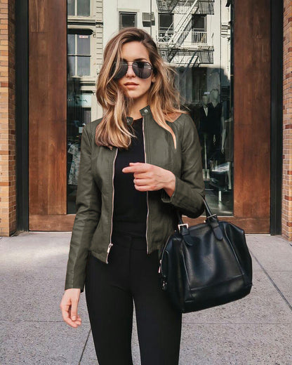 Stylish Leather Jacket | Jade
