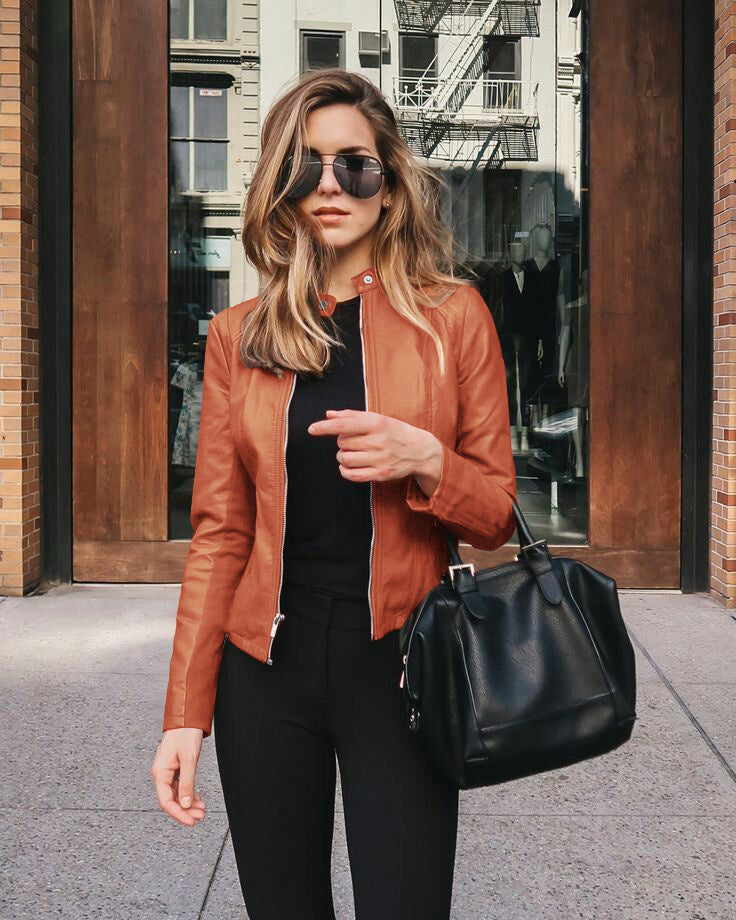 Stylish Leather Jacket | Jade