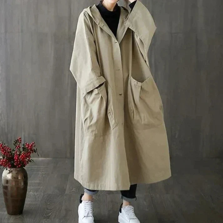 Comfortable Oversized Trench Coat | Alina