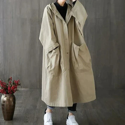 Comfortable Oversized Trench Coat | Alina