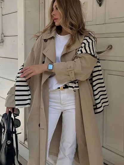 Refined Chic Trench Coat | Amara
