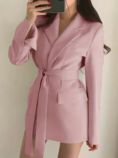 Elegant Stylish Short Blazer Dress | Jilliane