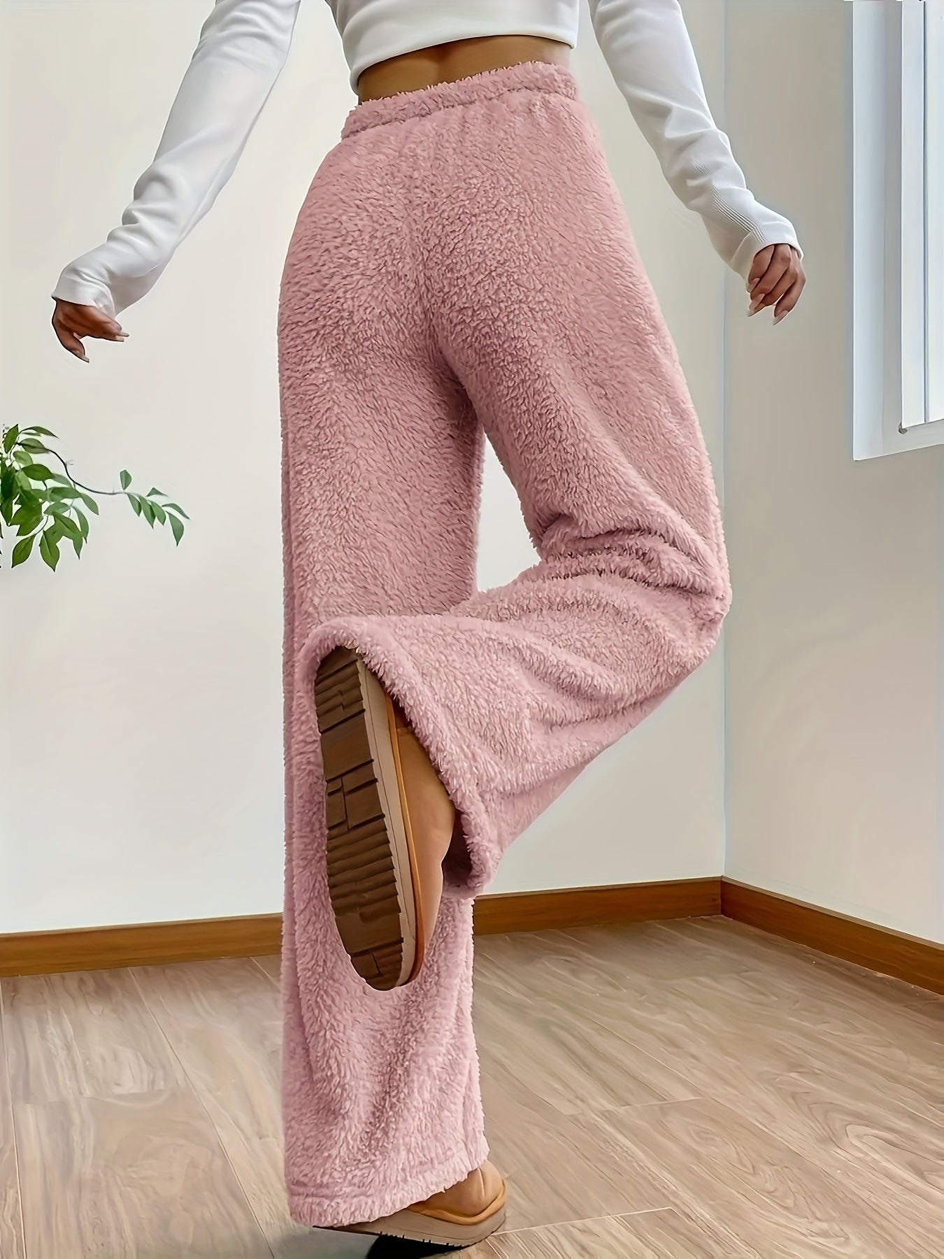 Pantaloni Teddy-Sherpa Eleganti e Morbidi | Jenny