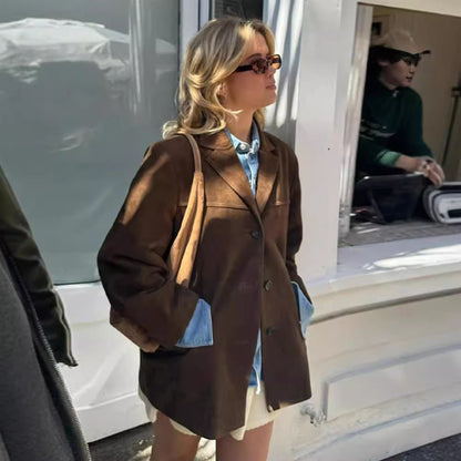 Exclusive Suede Trench Coat | Valeria