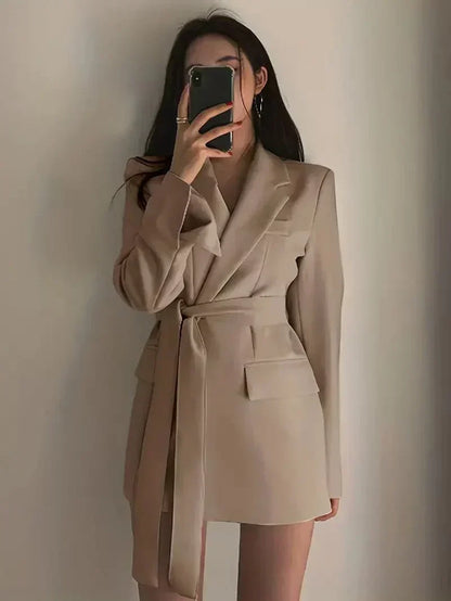Elegant Stylish Short Blazer Dress | Jilliane