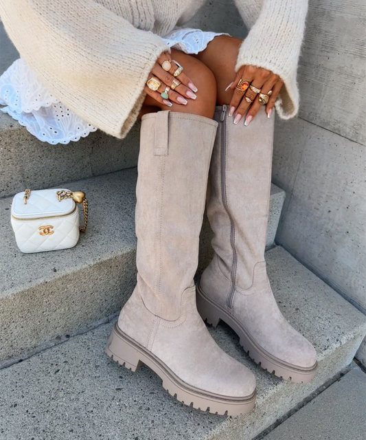Comfortable High Boots with Warm Lining | Selina