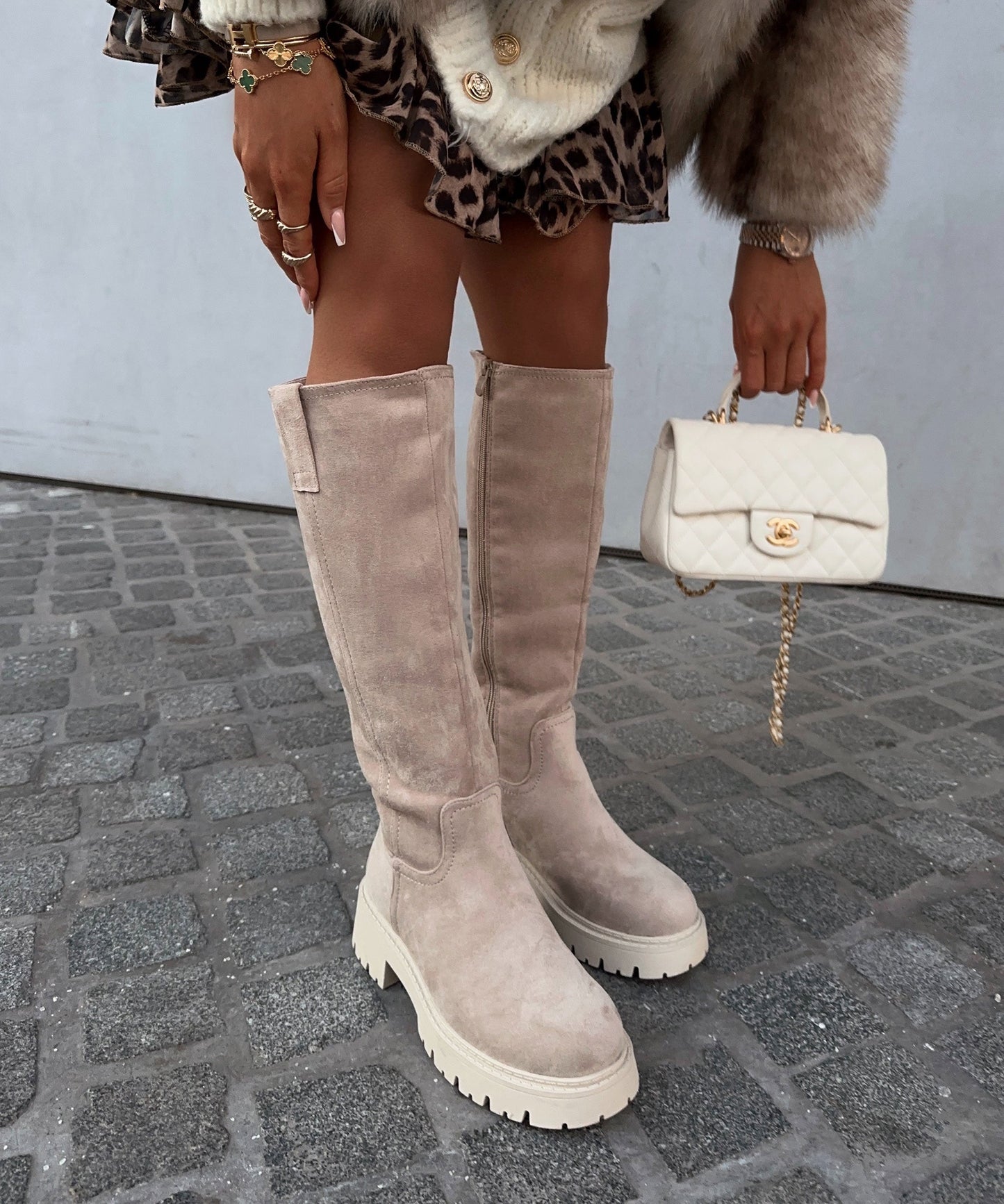 Comfortable High Boots with Warm Lining | Selina