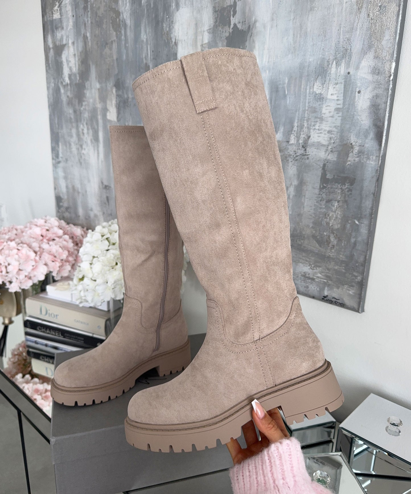 Comfortable High Boots with Warm Lining | Selina