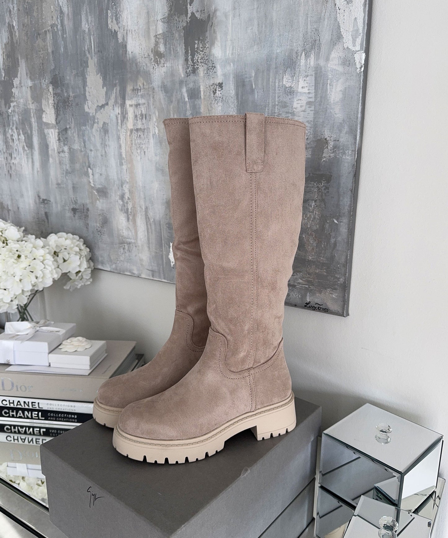 Comfortable High Boots with Warm Lining | Selina